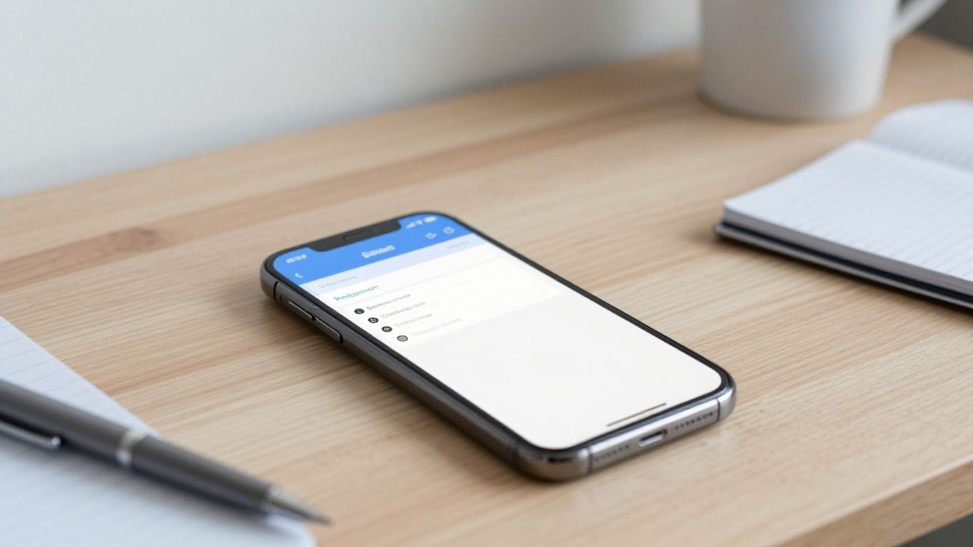 Smartphone mit übersichtlicher Abo-Verwaltung