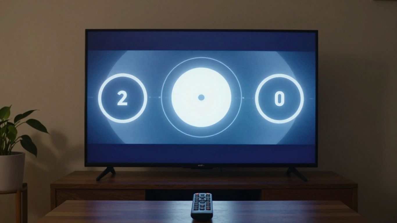 Fernseher mit Streaming-Profilen und ablaufendem Zugang