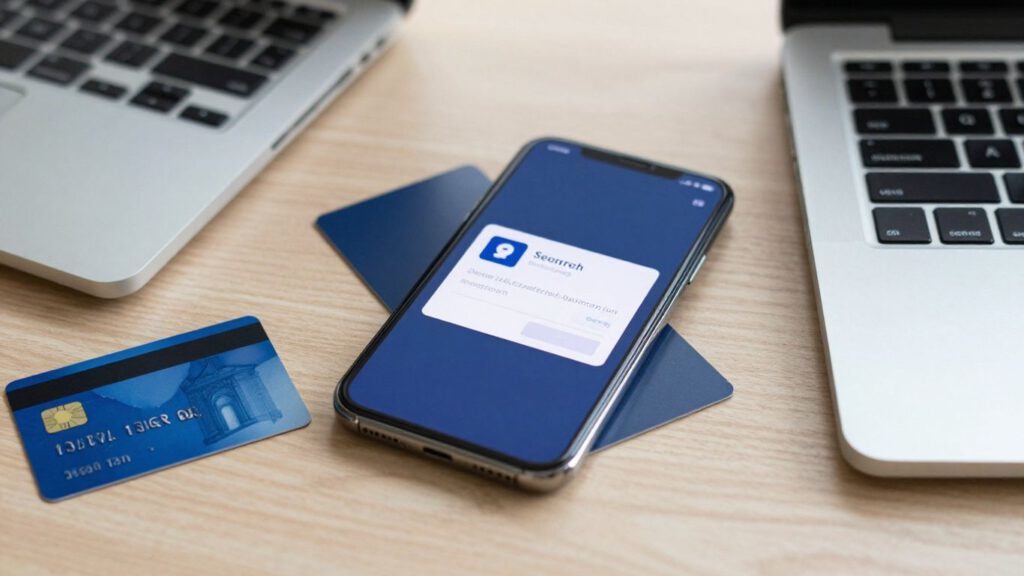 Smartphone mit sicherer Bankverbindung