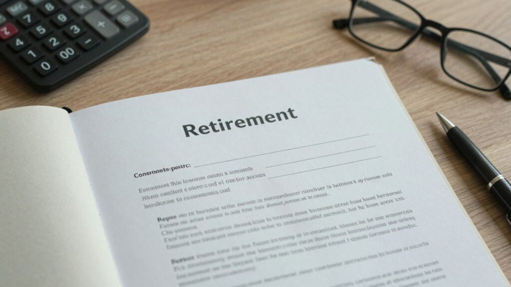 Vertragsunterlagen und Finanzplanung liegen nebeneinander